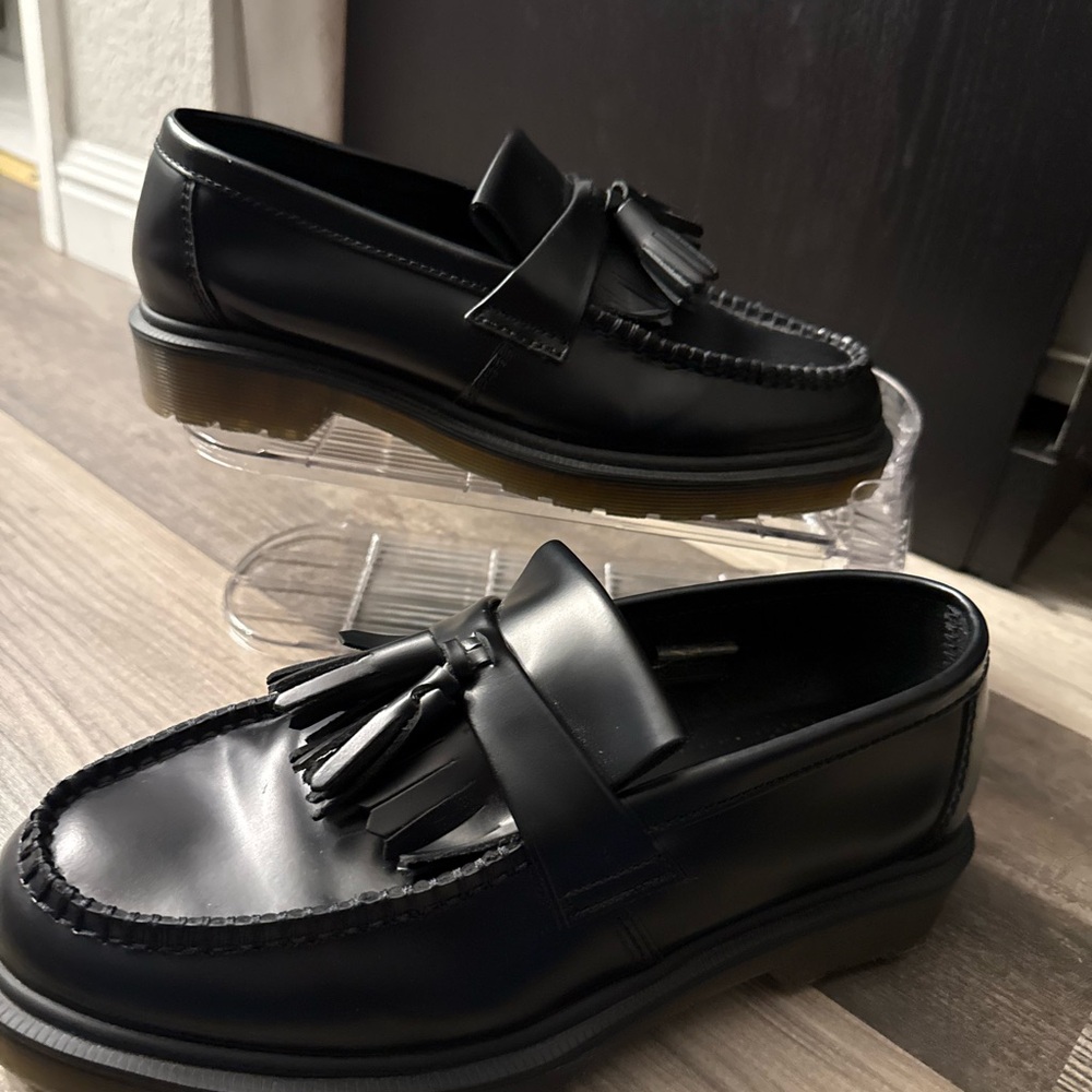 Dr. Marten’s Black Tassel Loafers